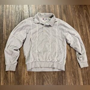 UO Brady Polo Long Sleeve Shirt